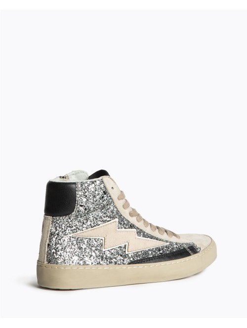 Zapatilla Abotinada Corina 5506 Mujer | Deportivos Glitter