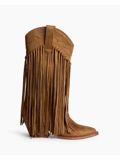 Botas Cowboy Mujer Corina M6002 con Flecos
