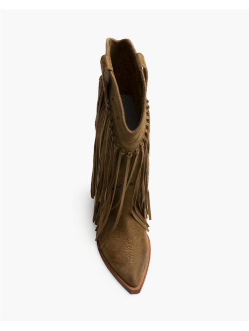 Botas Cowboy Mujer Corina M6002 con Flecos