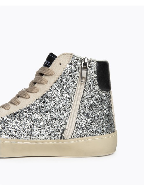 Zapatilla Abotinada Corina 5506 Mujer | Deportivos Glitter