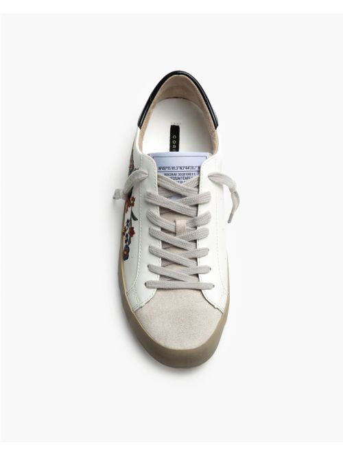 Deportivos Mujer Corina M5042 Bordado Floral