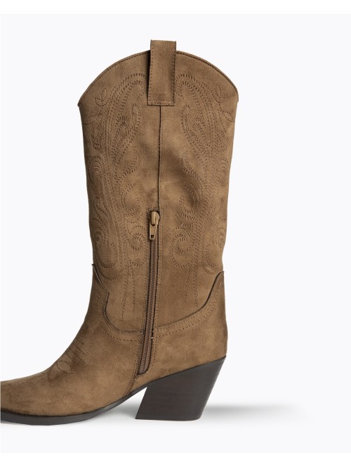 Bota Cowboy Corina M5810 Mujer | Botas Tacón Medio