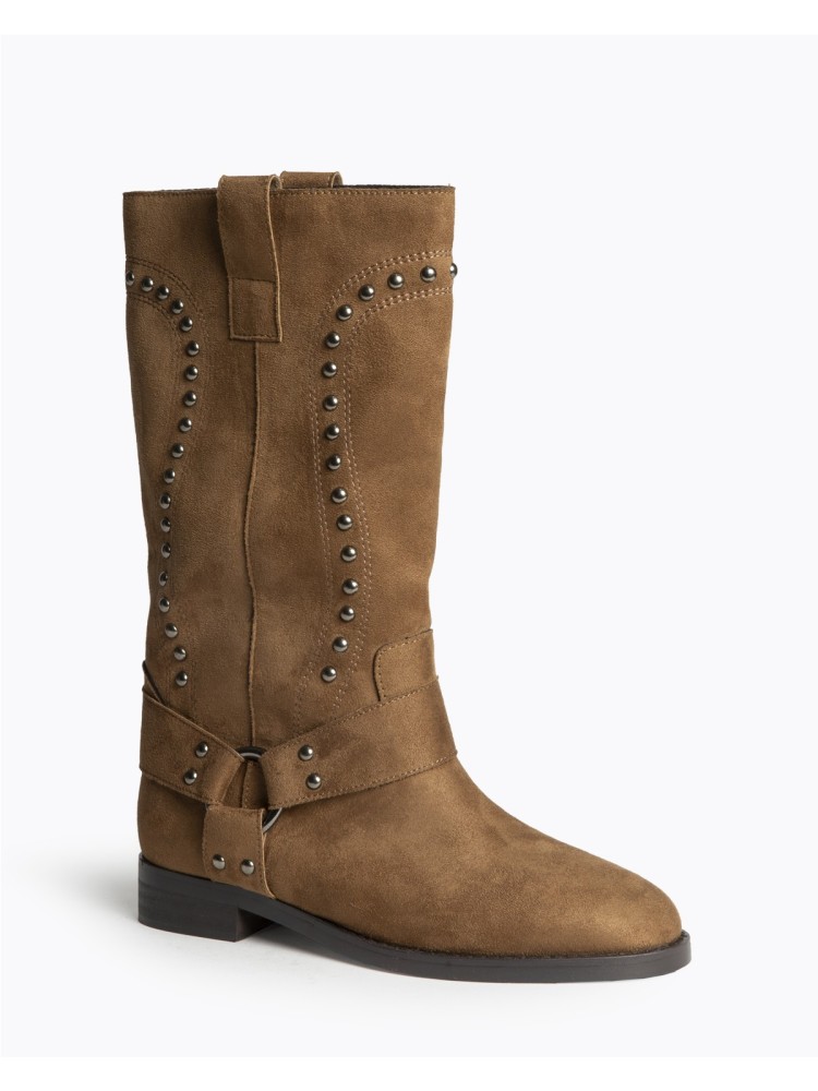 Bota Biker Corina M5826 Mujer | Botas Planas 2