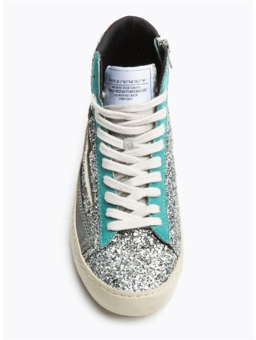 Deportivos Altos Mujer Corina M5506 Rayo Glitter