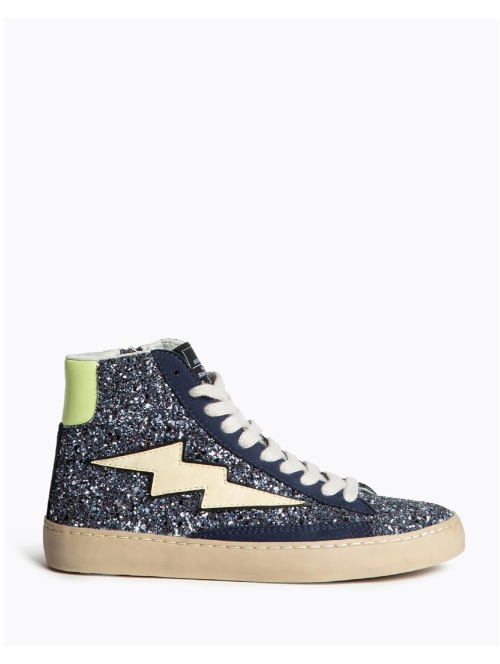 Deportivos Altos Mujer Corina M5506 Rayo Glitter