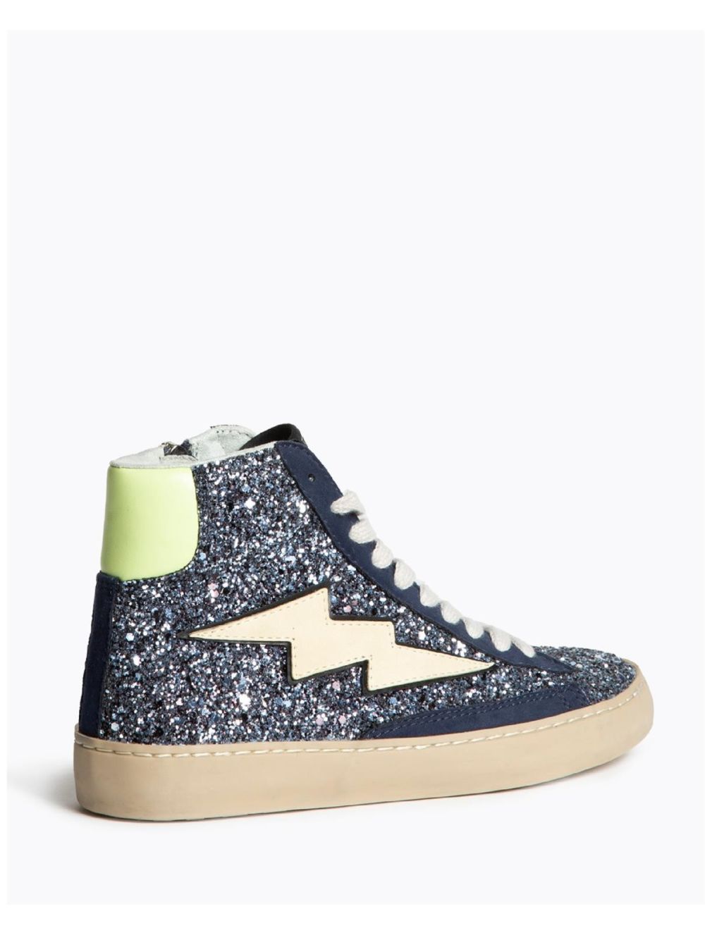 Deportivos Altos Mujer Corina M5506 Rayo Glitter