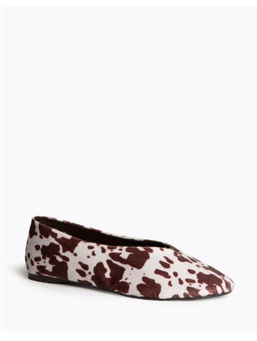 Bailarinas Mujer Corina M5582 Estampado Vaca