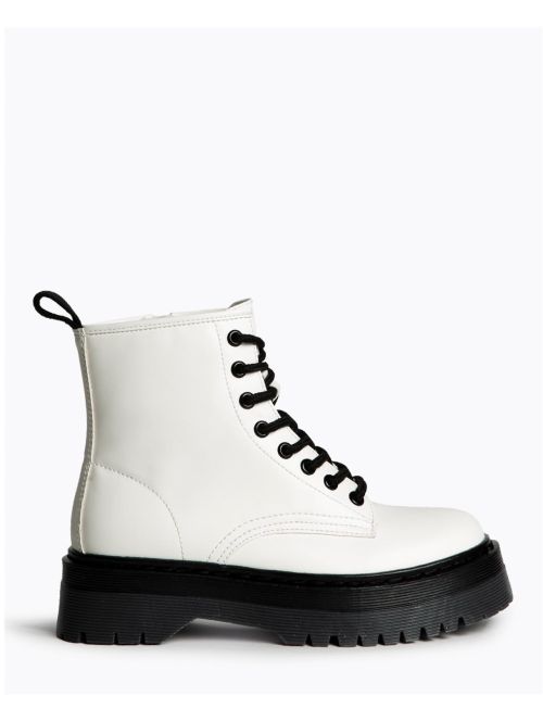 Botines Militares Mujer Corina M5860 Plataforma