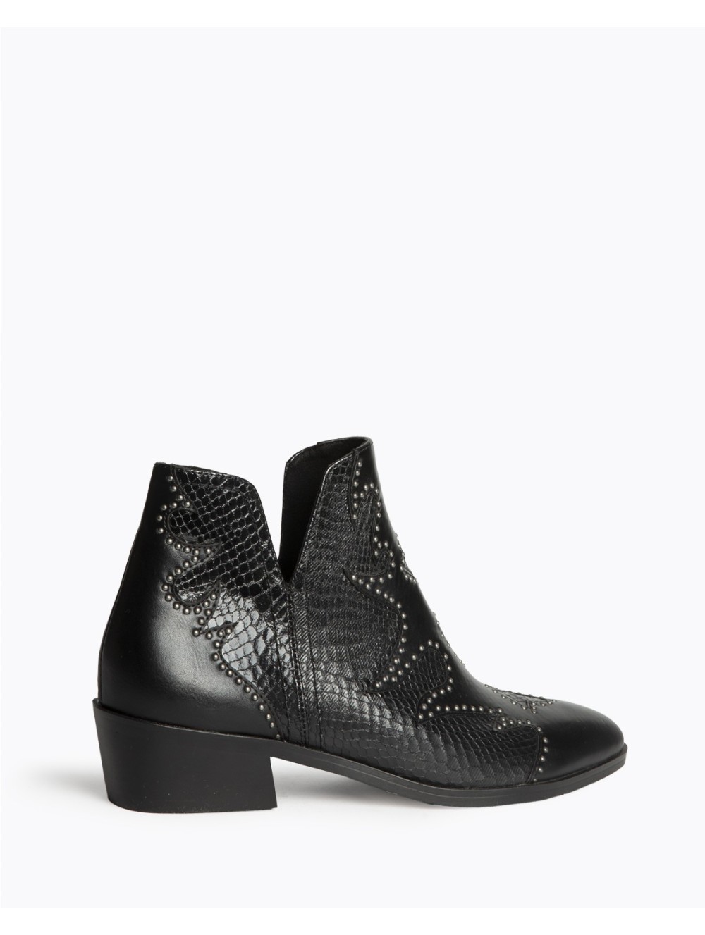 Botín Cowboy Corina M5792 Mujer | Botines Tacón Bajo