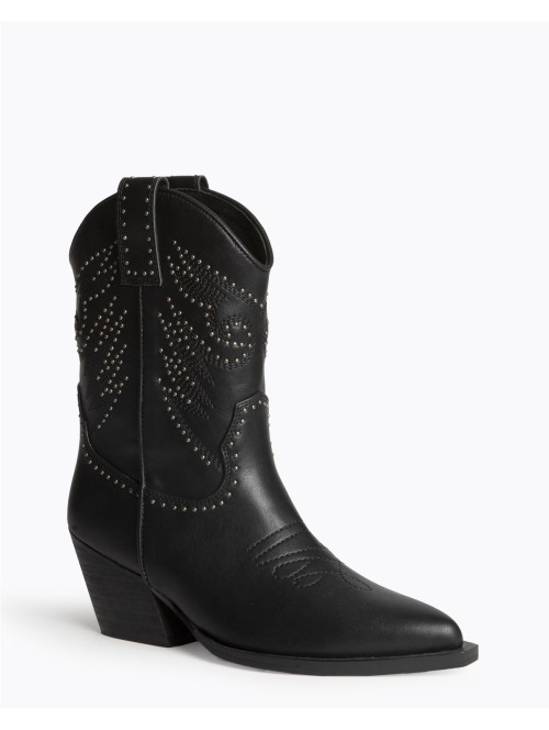 Botín Cowboy Corina M5800 Mujer | Botines Tacón Medio