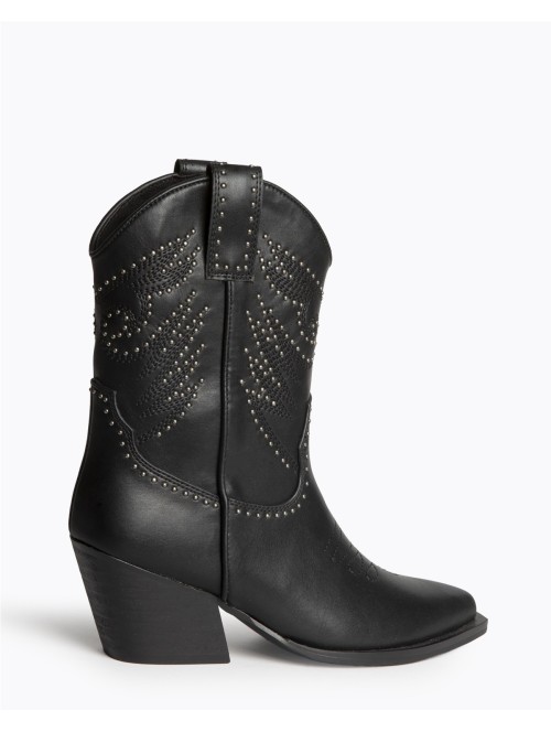 Botín Cowboy Corina M5800 Mujer | Botines Tacón Medio