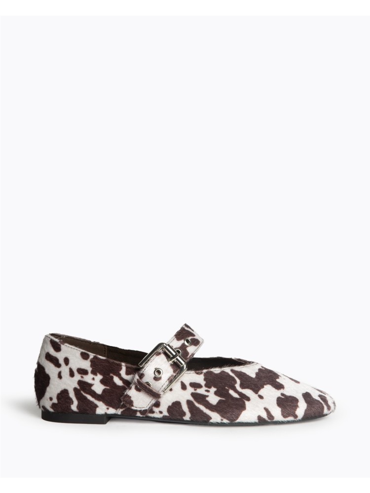 Mary Jane Corina Terciopelo | Zapatos Planos Mujer