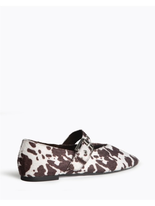 Mary Jane Corina Terciopelo | Zapatos Planos Mujer