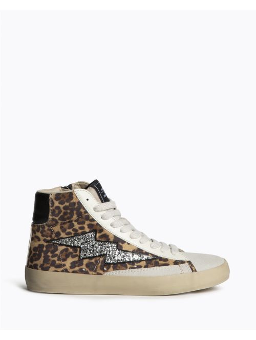 Zapatilla Abotinada Corina 5506 Mujer | Deportivos Glitter