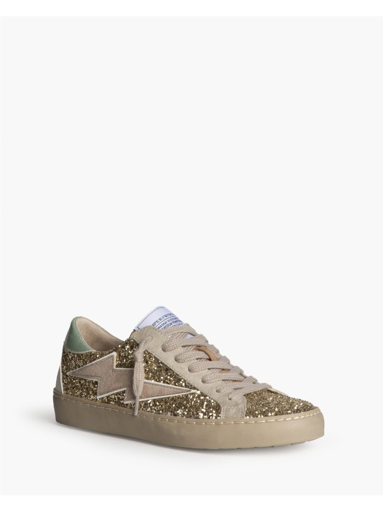 Corina M6022 sneakers retro con rayo y brillo 2