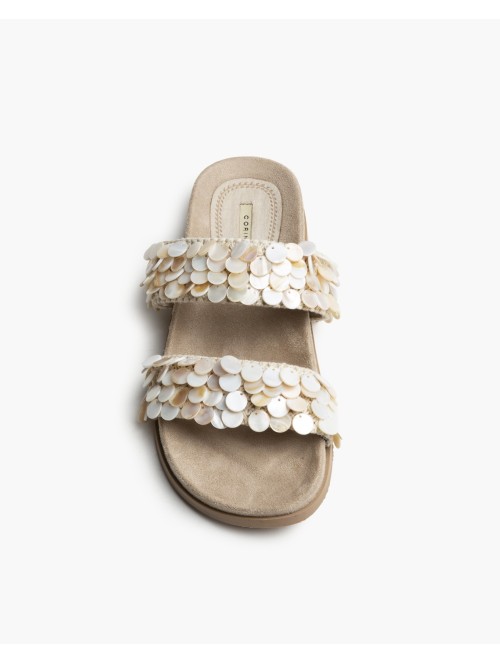 Sandalia Plana Corina M6425 NATURAL