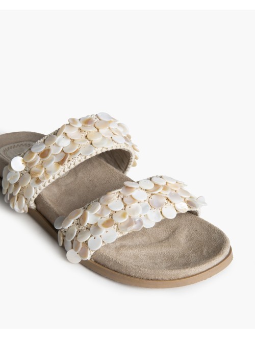 Sandalia Plana Corina M6425 NATURAL
