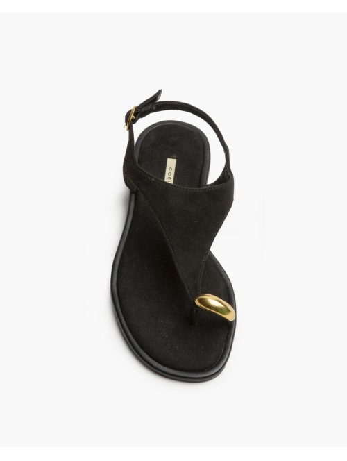 Sandalia Plana CORINA M6442 NEGRO