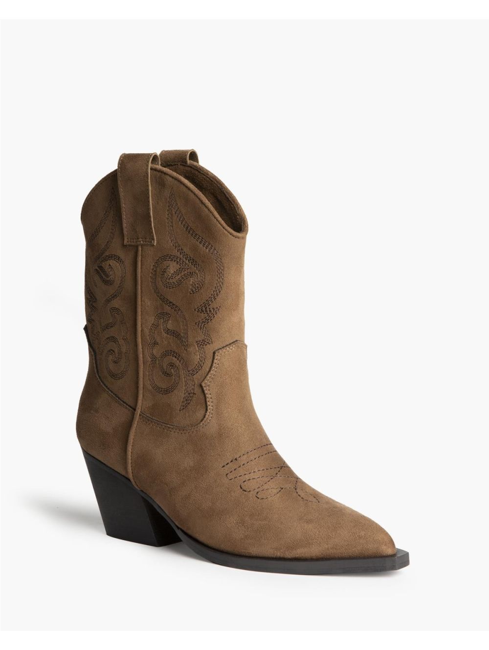 Botines Cowboy Mujer Corina M6760 Bordados