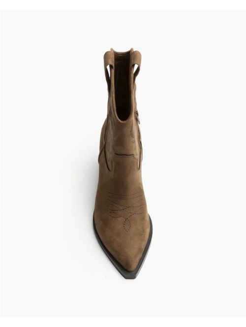 Botines Cowboy Mujer Corina M6760 Bordados