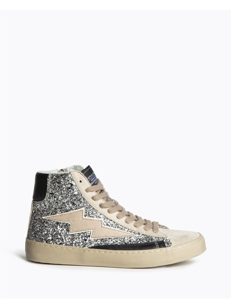 Zapatilla Abotinada Corina 5506 Mujer | Deportivos Glitter